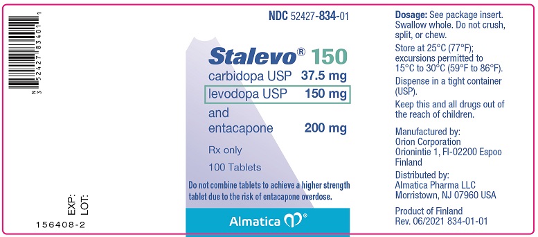 150 mg - 100 Tablet Bottle Label