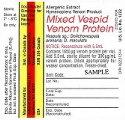 Mixed Vespid Venom Protein 5-Dose Image