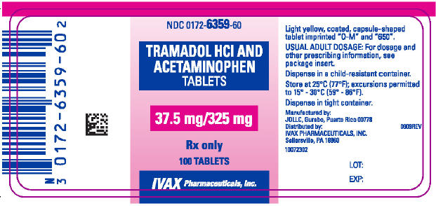 PRINCIPAL DISPLAY PANEL - 37.5 mg /325 mg Label