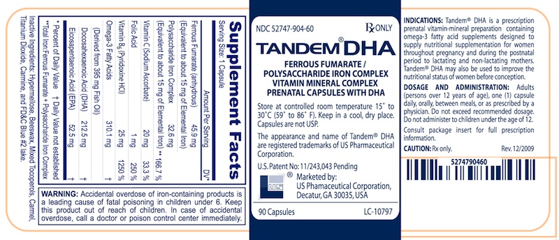image of tandemdha label
