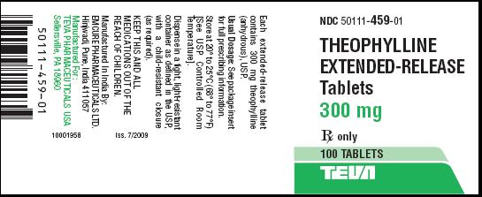Theophylline Tablets 300mg 100s Label