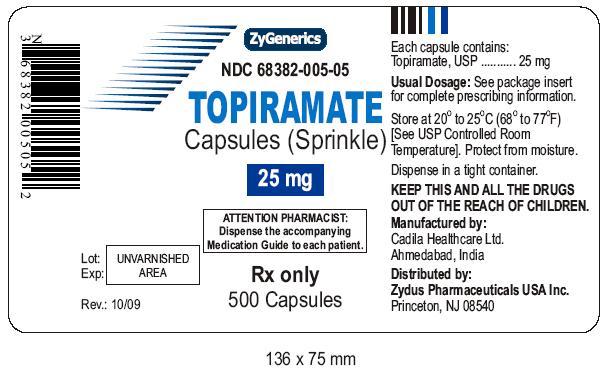 Structured Formula for Topiramate Caps-25 mg