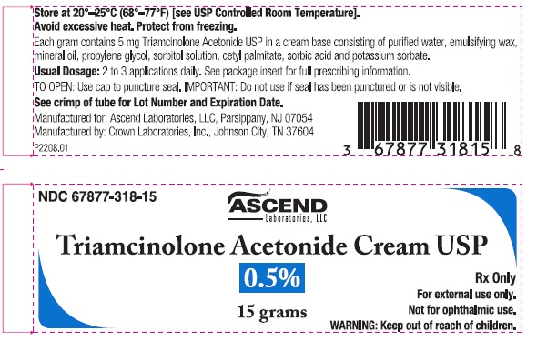Triamcinolone Acetonide Cream 0.5% 15mg