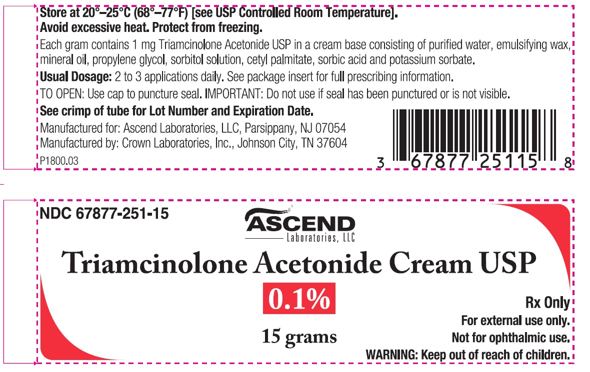 Triamcinolone Acetonide Cream 0.1% 15mg