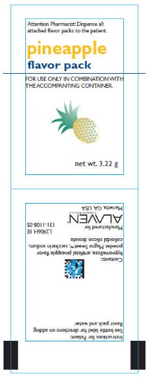Principal Display Panel - pineapple flavor pack label