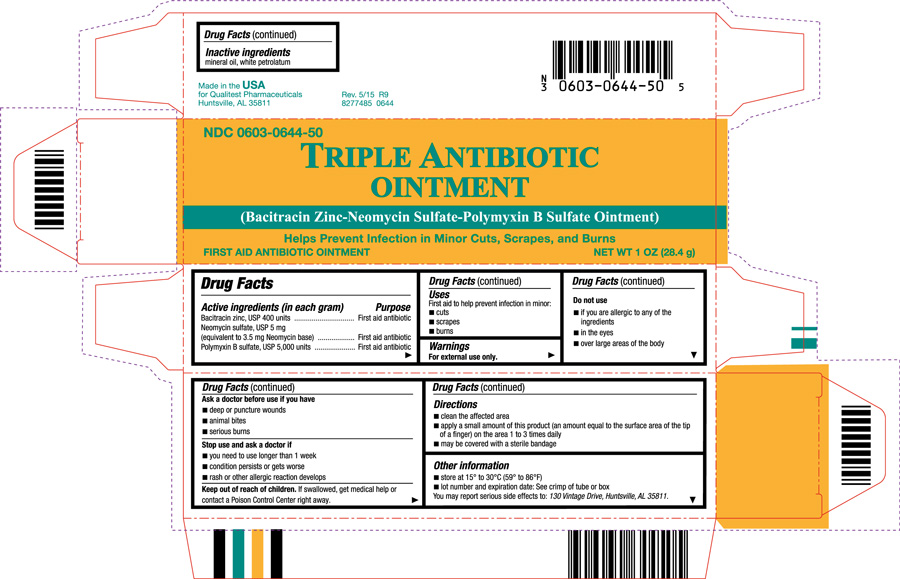 This is an image of the carton for Triple Antibiotic Ointment.