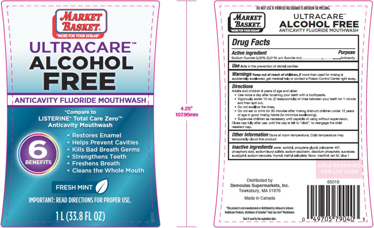 PRINCIPAL DISPLAY PANEL
UltraCare™ Alcohol Free 
Anticavity Fluoride Mouthwash   

6 Benefits
• Restores Enamel
• Helps Prevent Cavities 
• Kills Bad Breath Germs
• Strengthens Teeth
• Fre