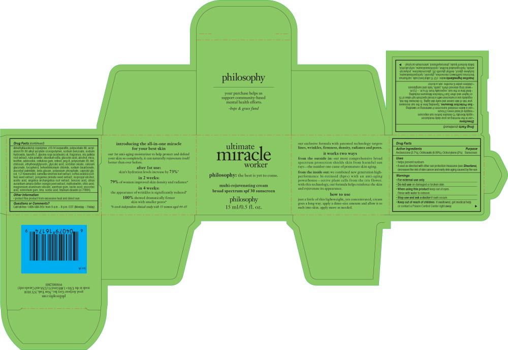 Principal Display Panel - Ultimate Miracle Worker SPF 30 15 ml Carton Label 
