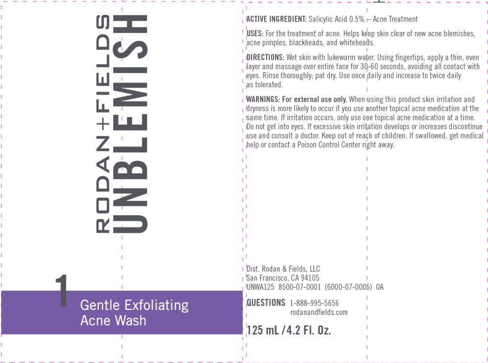 Principal Display Panel - Gentle Exfoliating Acne Wash Tube Label
