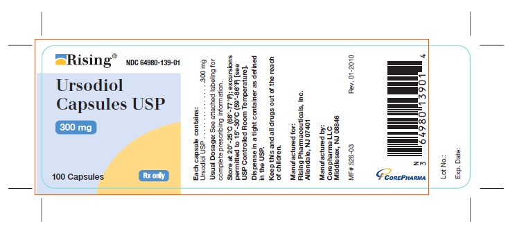Ursodiol Capsules, USP 300 mg - 100 Capsules