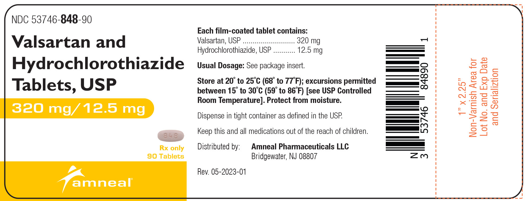 320 mg/12.5 mg Label