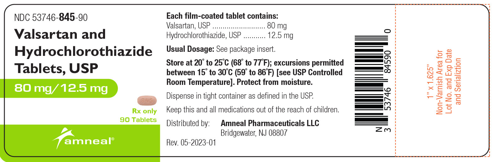 80 mg/12.5 mg Label
