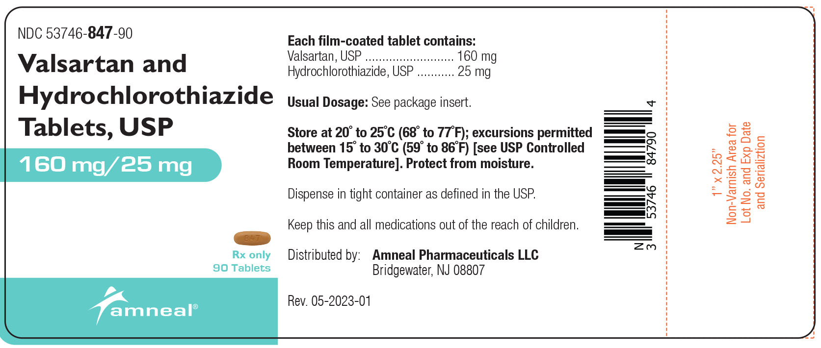 160 mg/25 mg Label