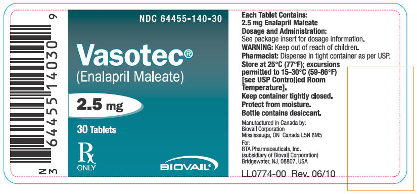PRINCIPAL DISPLAY PANEL - 2.5 mg Tablet Label