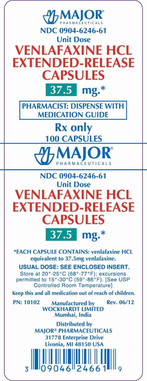 VENLAFAXINE HCL EXTENDED-RELEASE CAPSULES 37.5MG