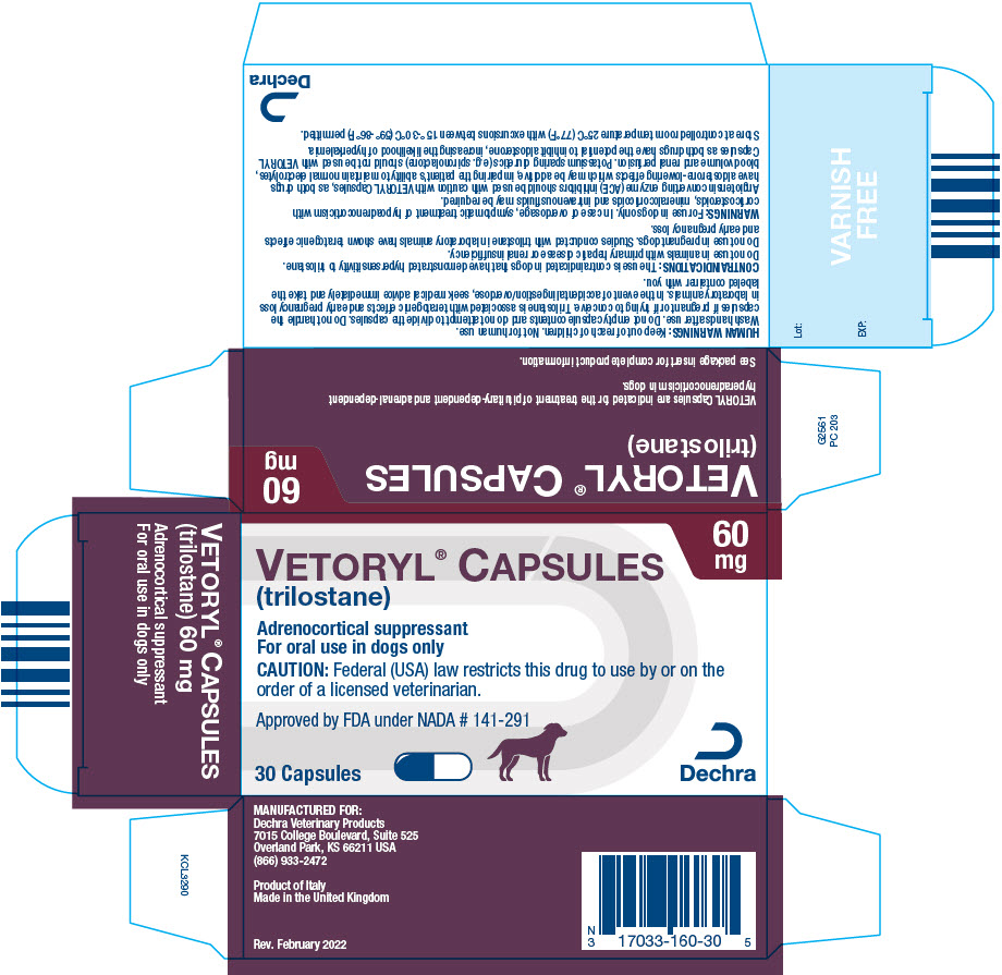 PRINCIPAL DISPLAY PANEL - 60 mg Capsule Blister Pack Package