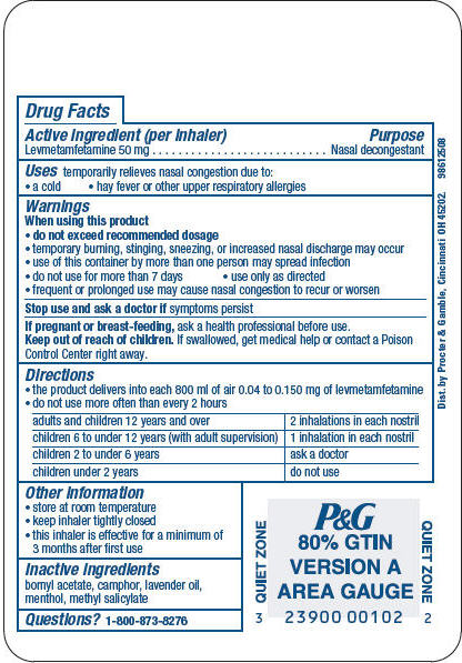 Principal Display Panel - 204 mg Inhaler Blister Pack (Back)