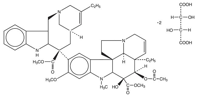 structural formula Vinorelbine Tartrate