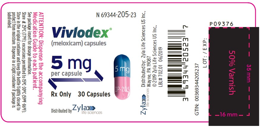 5 mg 30-count Bottle Label