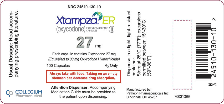 PRINCIPAL DISPLAY PANEL - 27 mg Capsule Bottle Label