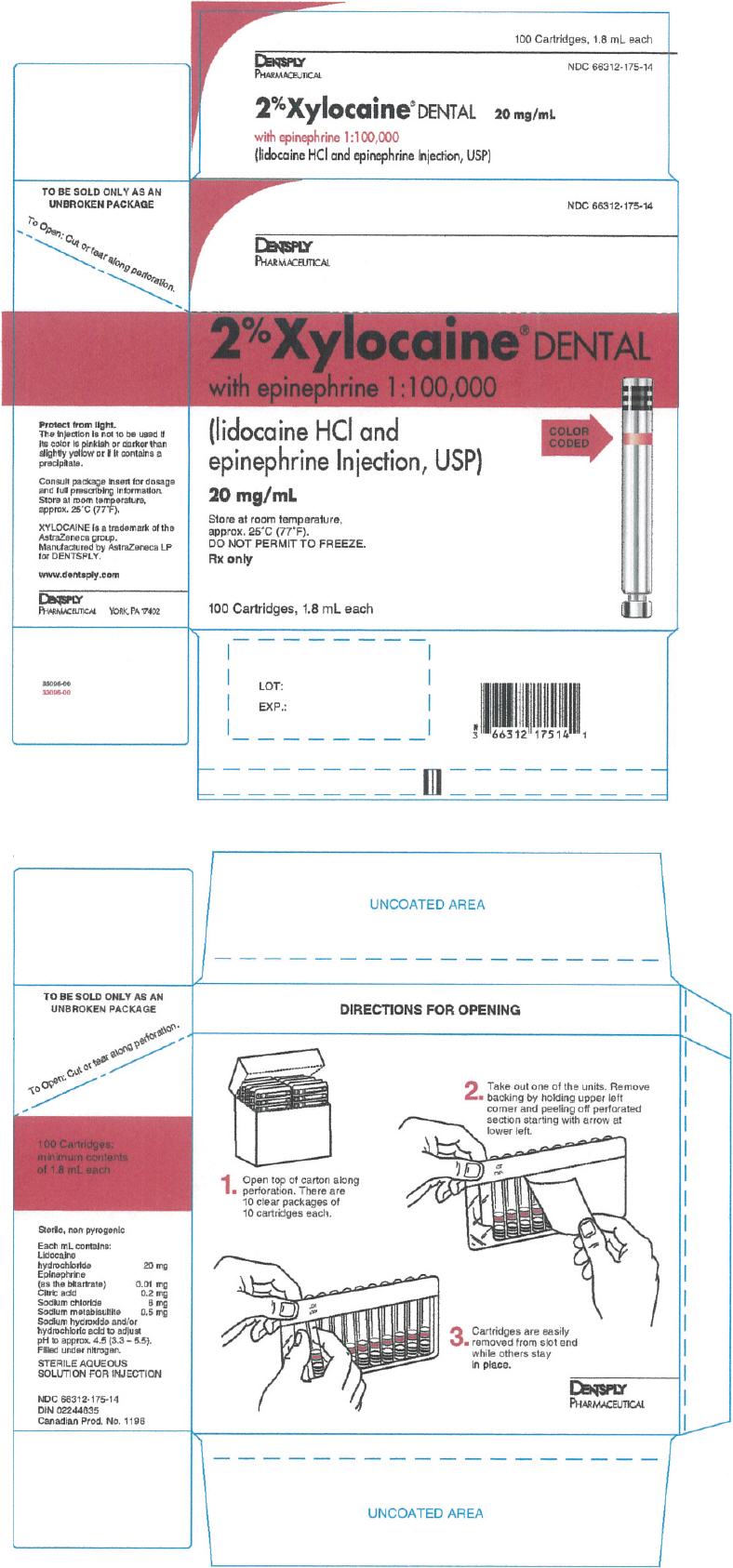 PRINCIPAL DISPLAY PANEL - 1.8 mL Cartridge Carton (Red)