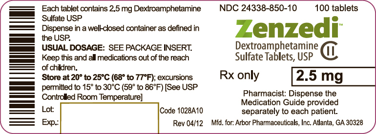 PRINCIPAL DISPLAY PANEL - 2.5 mg Tablet Bottle Label