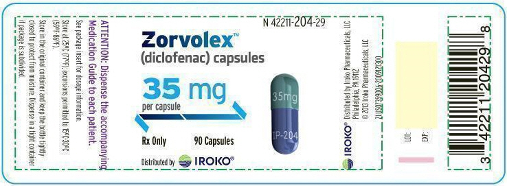 PRINCIPAL DISPLAY PANEL - 35 mg Capsule Bottle Label