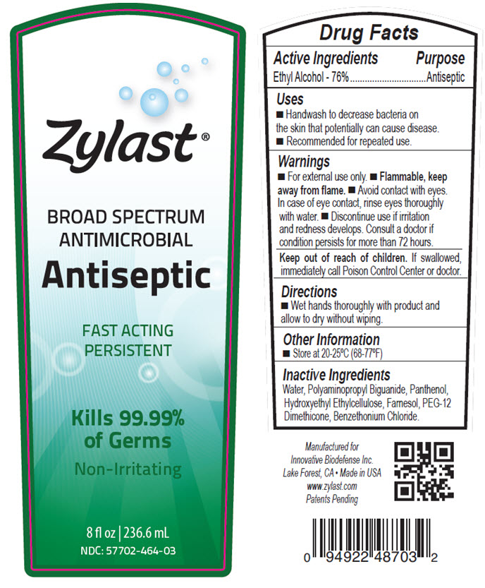 Zylast Broad Spectrum Antimicrobial Antiseptic 8 fl oz 236.6 mL