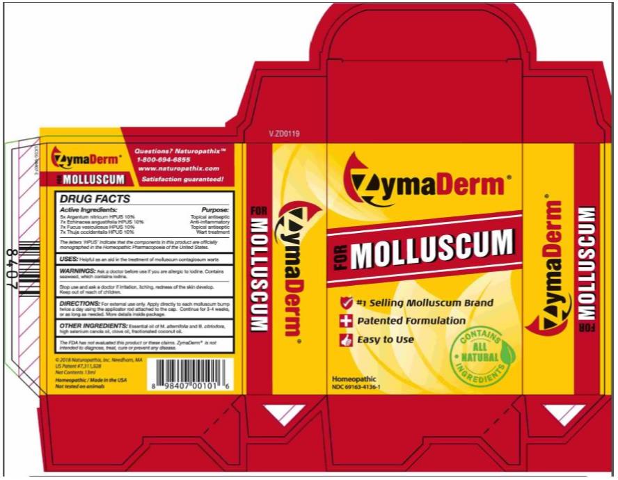 PRINCIPAL DISPLAY PANEL
NDC 69163-4136-1
ZymaDerm
FOR MOLLUSCUM
Homeopathic
