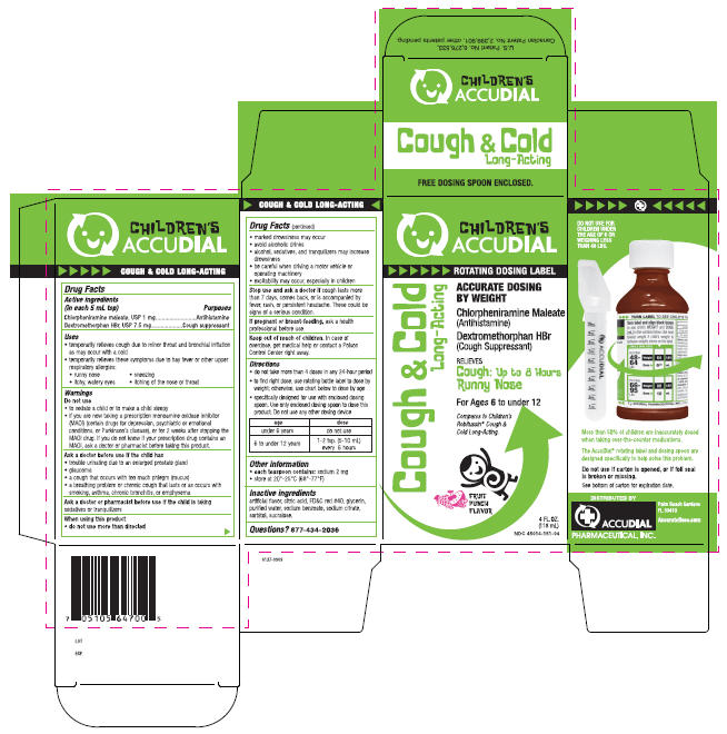 Cough And Cold (Chlorpheniramine Maleate And Dextromethorphan Hydrobromide) Liquid [Accudial Pharmaceutical, Inc.]