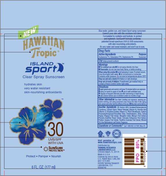 Hawaiian Tropic Island Sport Spf 30 (Avobenzone And Octocrylene And Oxybenzone) Spray [Accra-pac, Inc.]