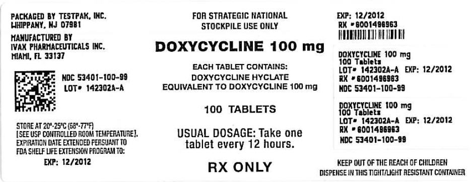 Doxycycline Hyclate Tablet [Aphena Pharma Solutions (Formerly Testpak)]