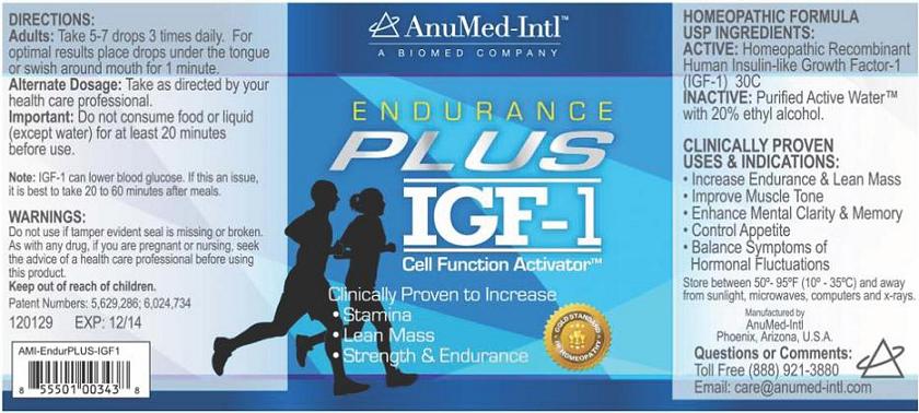 Igf-1 Endurance Plus (Insulin-like Growth Factor-1 (Igf-1)) Liquid [Anumed International Llc]