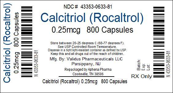 Rocaltrol (Calcitriol) Capsule, Gelatin Coated [Aphena Pharma Solutions – Tennessee, Inc.]