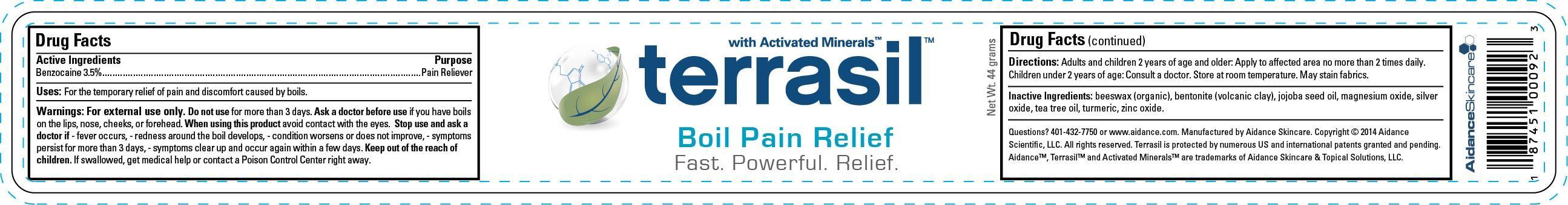 Terrasil Boil Pain Relief (Benzocaine) Ointment [Aidance Skincare & Topical Solutions, Llc]