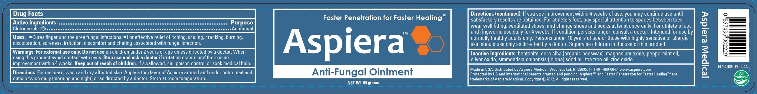 Aspiera Anti-fungal (Clotrimazole) Ointment [Aidance Skincare & Topical Solutions, Llc]