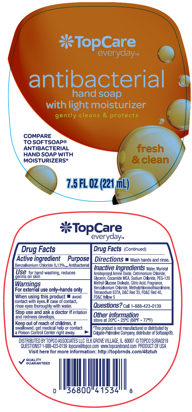 Topcare Antibacterial Hand Light Moisturizers (Benzalkonium Chloride) Soap [Abaco Partners Llc Dba Surefil]
