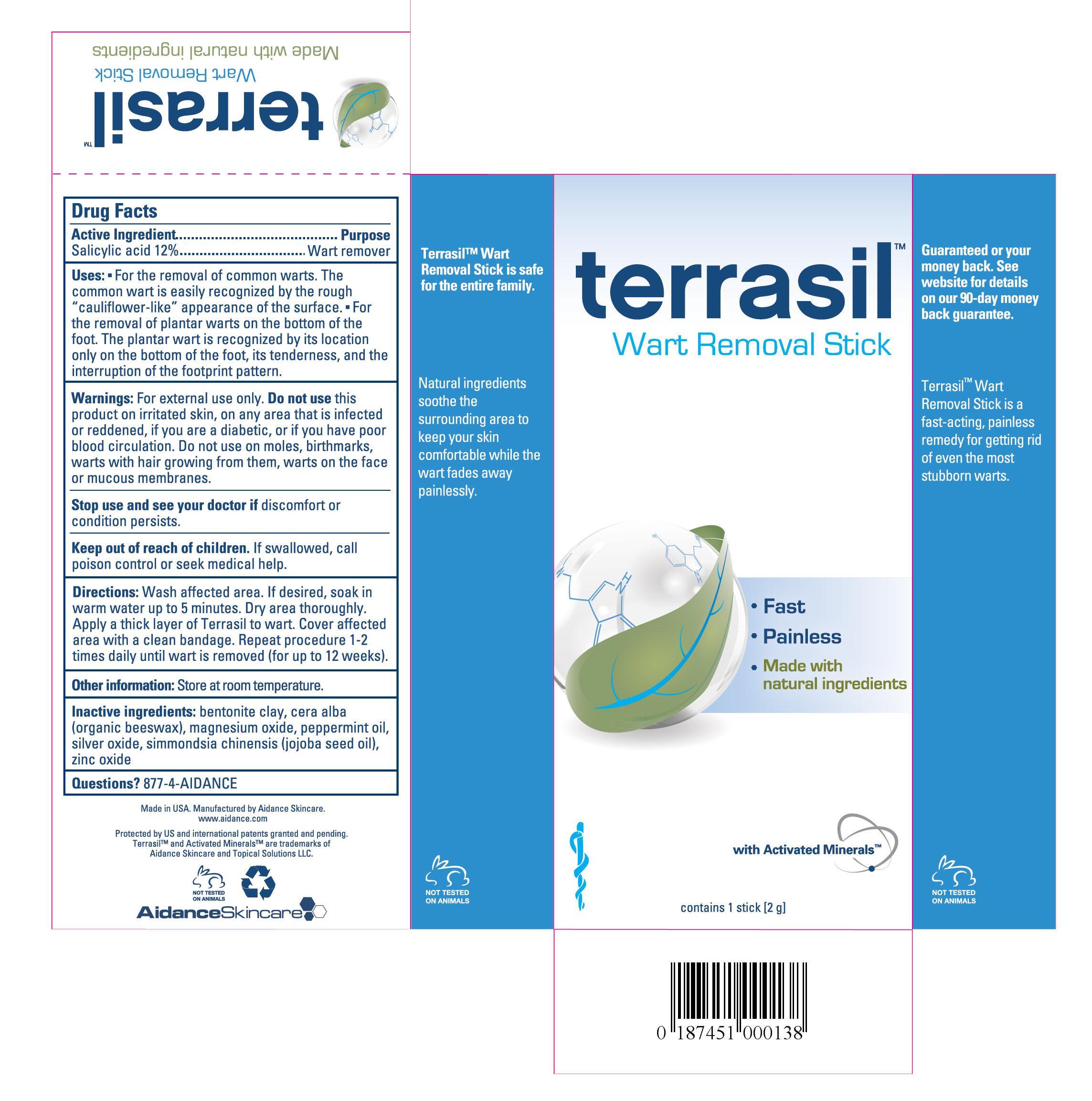 Terrasil Wart Removal (Salicylic Acid ) Stick [Aidance Skincare & Topical Solutions, Llc]