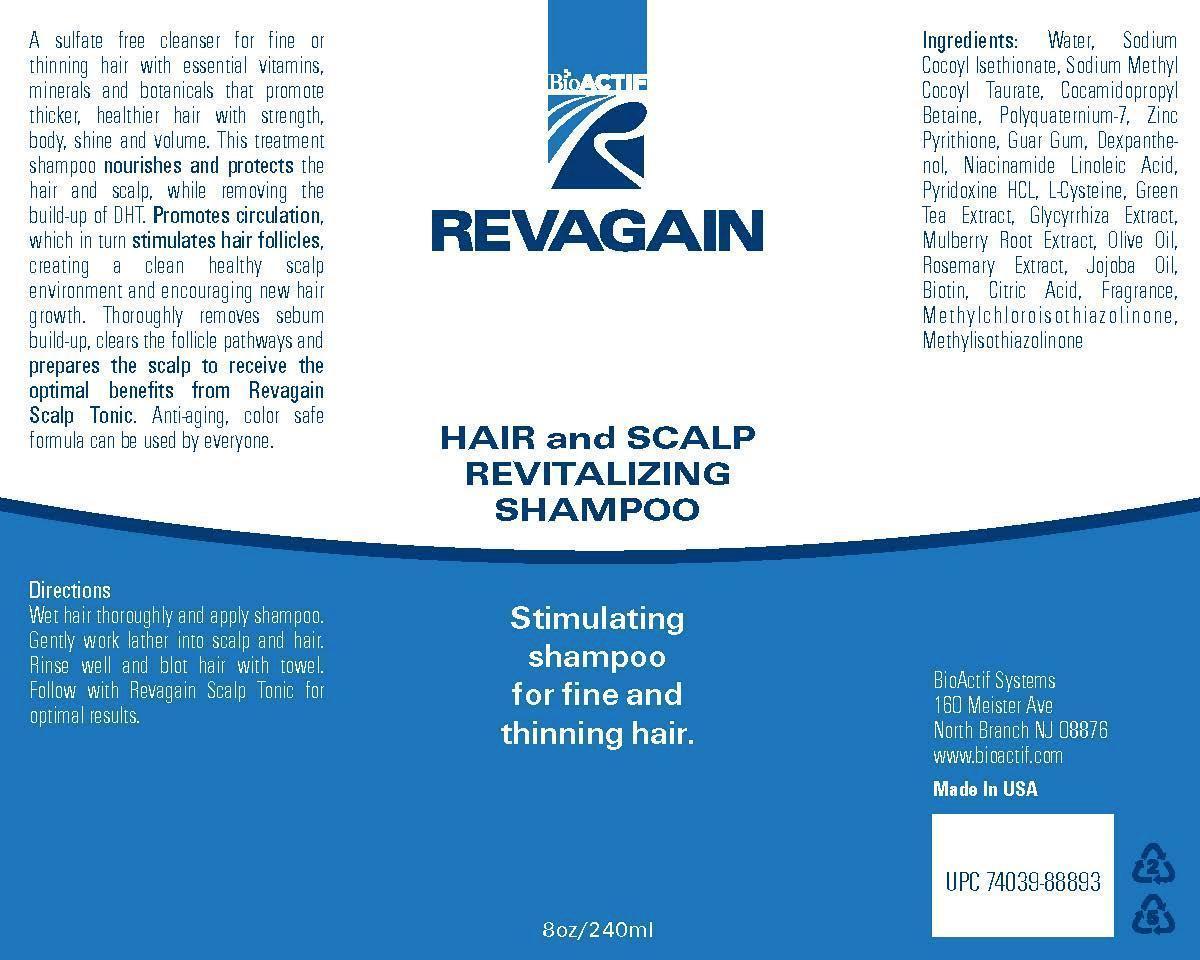 Revagain Hair And Scalp Revitalizing (Pyrithione Zinc) Shampoo [Affinity Group L.l.c.]