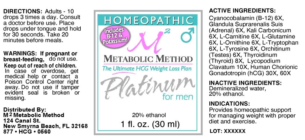 Platinum For Men (Cyanocobalamin, Glandula Suprarenalis Suis, Kali Carbonicum, L-carnitine, L-glutamine, L-ornithine, L-tryptophan, L-tyrosine, Orchitinum.) Liquid [Apotheca Company]
