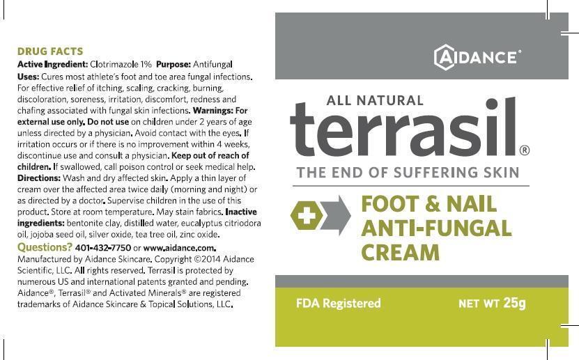 Terrasil Foot And Nail Anti-fungal (Clotrimazole) Cream [Aidance Skincare & Topical Solutions, Llc]