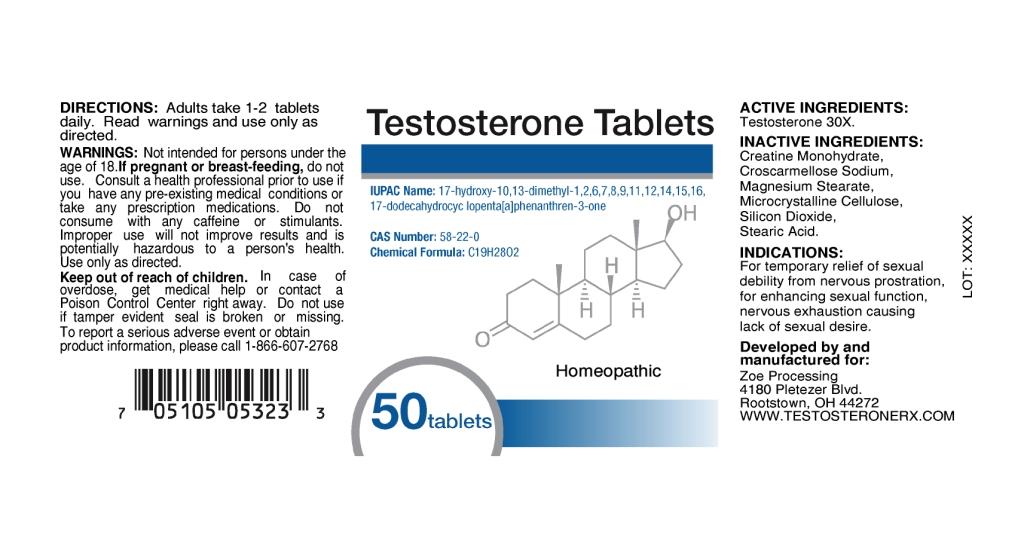 Testosterone (Testosterone,) Tablet [Apotheca Company]