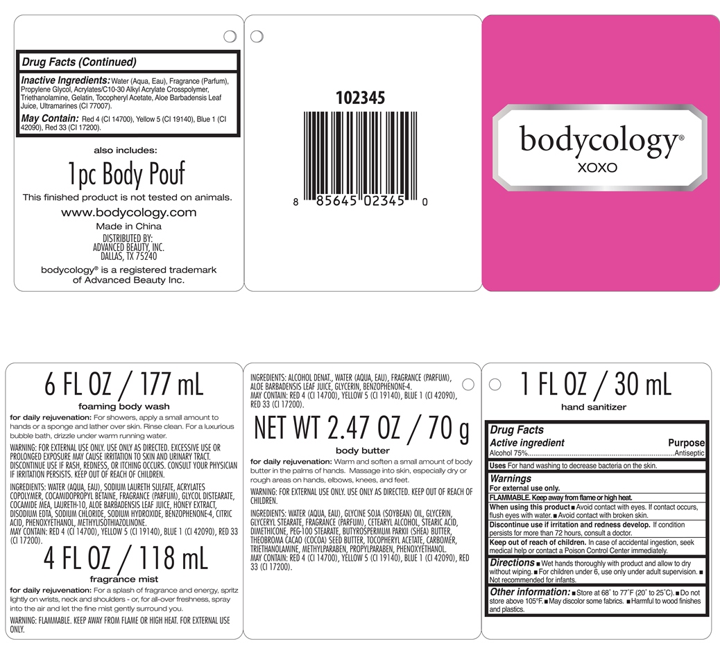 Xoxo Kit Bodycology (Alcohol) Kit [Advanced Beauty Systems, Inc.]