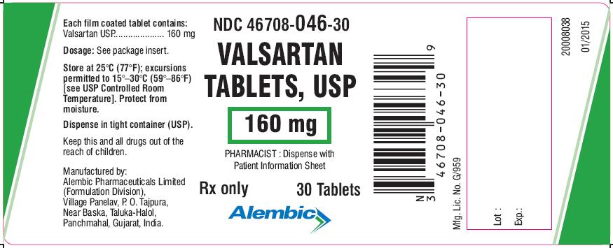 Valsartan Tablet [Alembic Pharmaceuticals Limited]