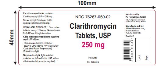 Clarithromycin Tablet, Film Coated [Allied Pharma Inc]