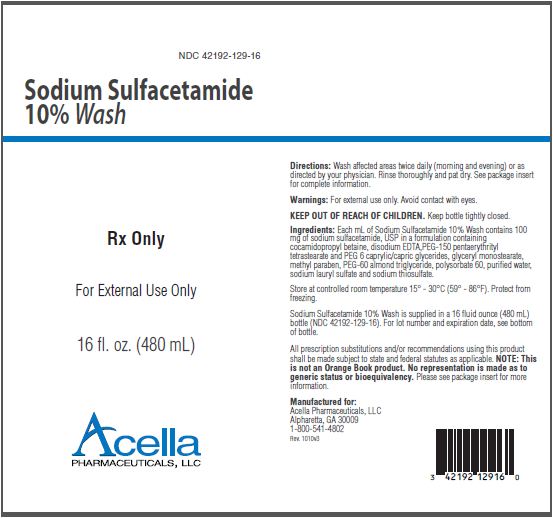 Sodium Sulfacetamide Liquid [Acella Pharmaceuticals, Llc]