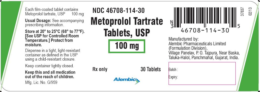 Metoprolol Tartrate Tablet [Alembic Pharmaceuticals Limited]
