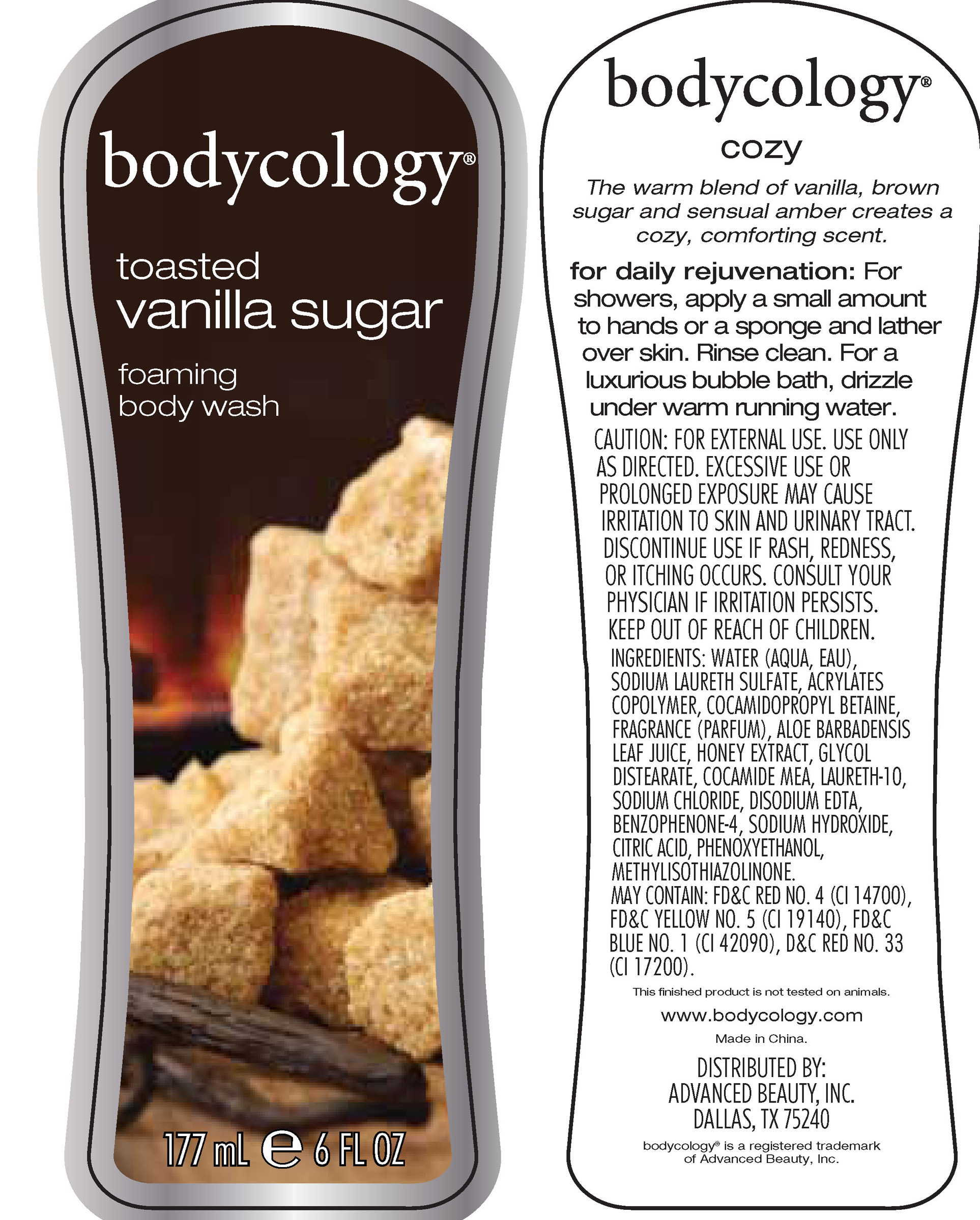 Bodycology Toasted Vanilla Sugar Kit (Toasted Vanilla Sugar) Kit [Advanced Beauty Systems, Inc.]