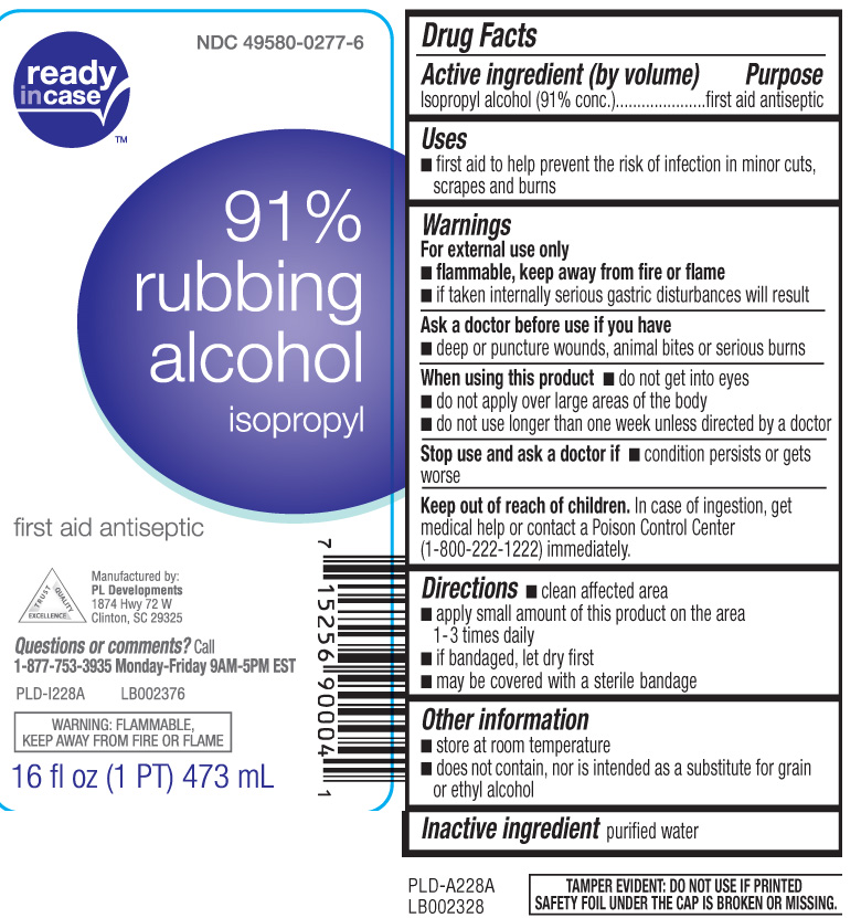 Isopropyl Alcohol 91 Percent Readyincase (Isopropyl Alcohol) Liquid [Aaron Industries Inc.]