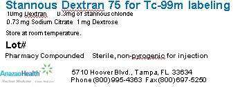 Dextran 75 Injection, Powder, Lyophilized, For Solution [Anazaohealth Corporation]